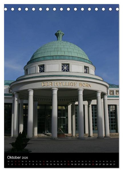 Produktbild: Spaziergang durch Bad Pyrmont (Tischkalender 2026 DIN A5 hoch), CALVENDO Monatskalender