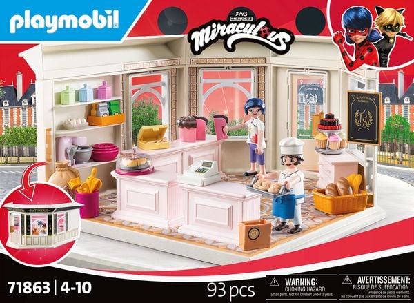 Produktbild: PLAYMOBIL 71863 Miraculous: Franz&ouml;sische B&auml;ckerei