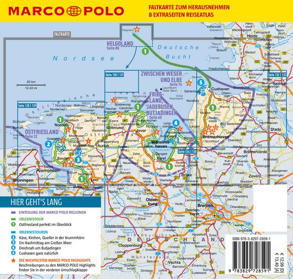 Produktbild: MARCO POLO Reisef&uuml;hrer Ostfriesland, Nordseek&uuml;ste, Niedersachsen, Helgoland