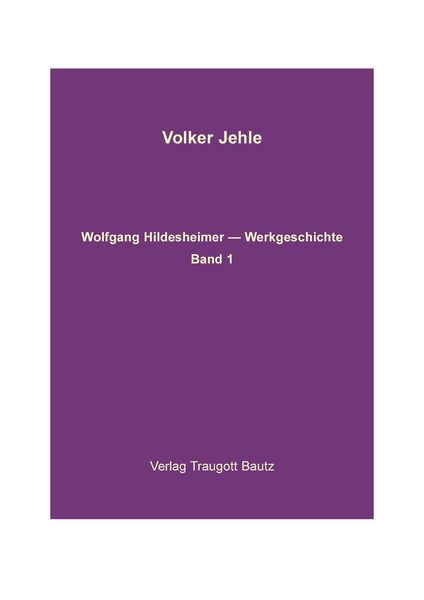 Produktbild: Wolfgang Hildesheimer. Werkausgabe / Wolfgang Hildesheimer. Werkausgabe