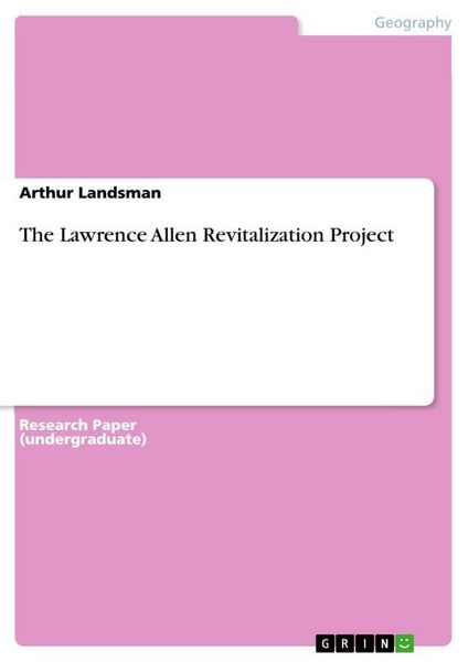 Produktbild: The Lawrence Allen Revitalization Project