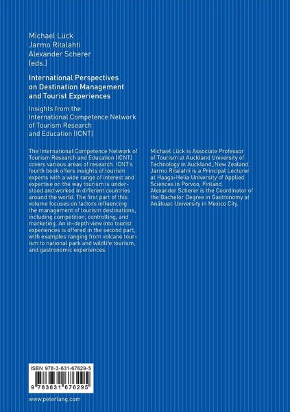 Produktbild: International Perspectives on Destination Management and Tourist Experiences