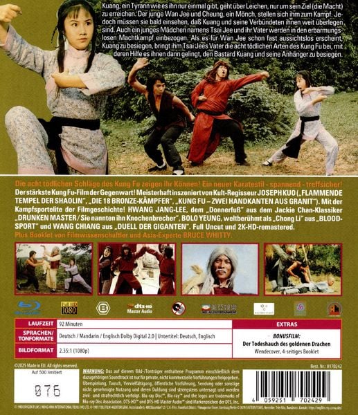 Produktbild: DIE 8 T&Ouml;DLICHEN SCHL&Auml;GE - COVER B