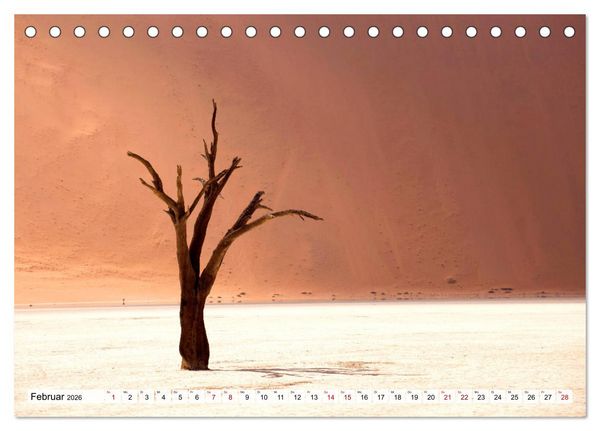 Produktbild: W&uuml;stenlandschaften (Tischkalender 2026 DIN A5 quer), CALVENDO Monatskalender
