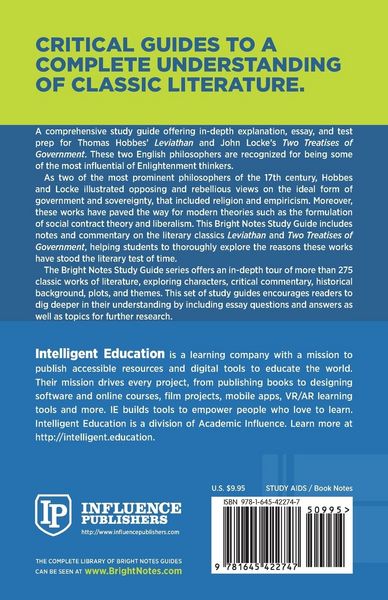 Produktbild: Study Guide to the Philosophy of Thomas Hobbes and John Locke