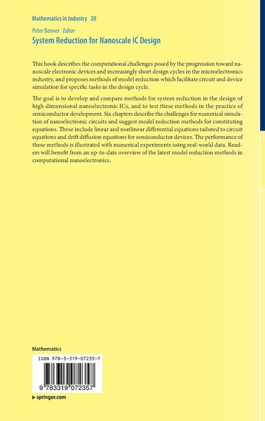 Produktbild: System Reduction for Nanoscale IC Design
