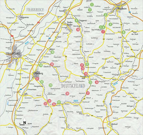 Produktbild: Caf&eacute;s und Ateliers N&ouml;rdlicher Schwarzwald