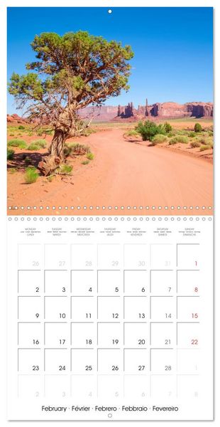 Produktbild: Monument Valley &ndash; Gorgeous Scenic Views (Wall Calendar 2026 12 &times; 12 Inch) CALVENDO 12 Month Wall Calendar