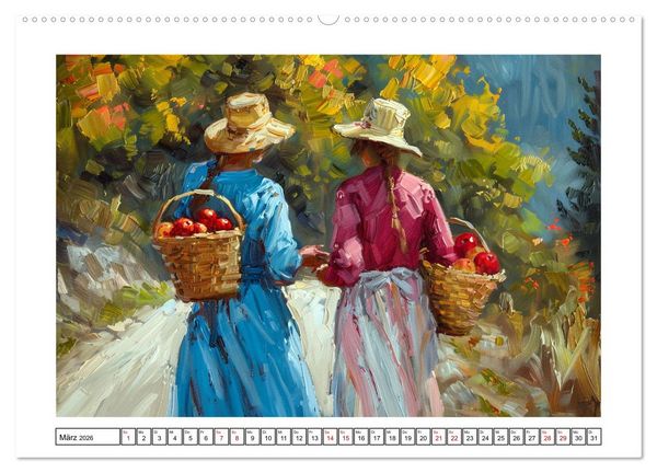 Produktbild: Facetten des alten Landlebens (Wandkalender 2026 DIN A2 quer), CALVENDO Monatskalender