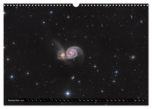Produktbild: Galaxien im Universum (Wandkalender 2026 DIN A3 quer), CALVENDO Monatskalender