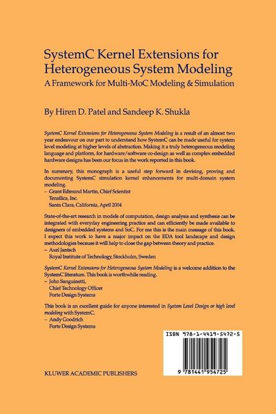 Produktbild: SystemC Kernel Extensions for Heterogeneous System Modeling