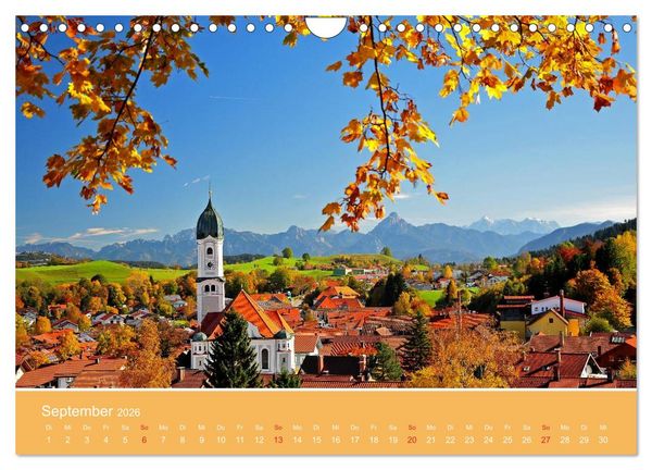Produktbild: Wo das Allg&auml;u am sch&ouml;nsten ist (Wandkalender 2026 DIN A4 quer), CALVENDO Monatskalender