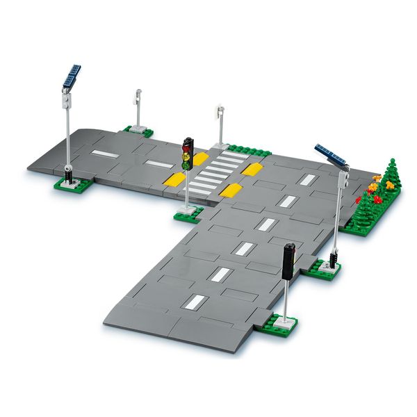 LEGO City 60304 Straßenkreuzung mit Ampeln, im Dunkeln leuchtende Steine