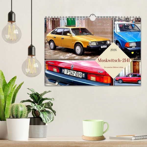 Produktbild: Moskwitsch-2141 - Ein russischer Oldtimer in Kuba (Wandkalender 2026 DIN A4 quer), CALVENDO Monatskalender