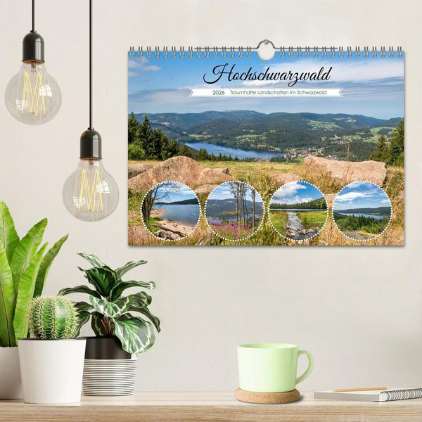Produktbild: Hochschwarzwald - Traumhafte Landschaften im Schwarzwald (Wandkalender 2026 DIN A4 quer), CALVENDO Monatskalender