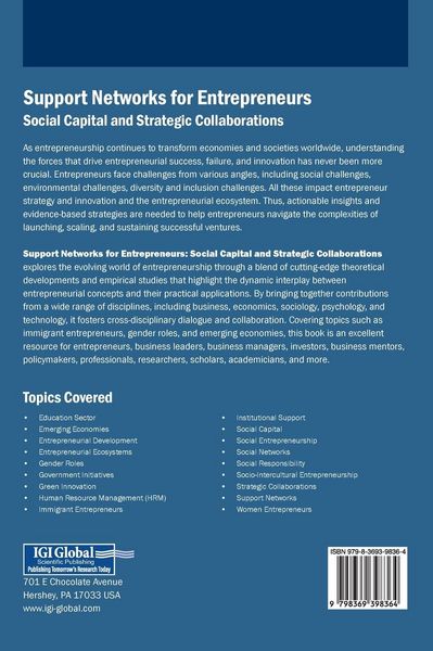 Produktbild: Support Networks for Entrepreneurs