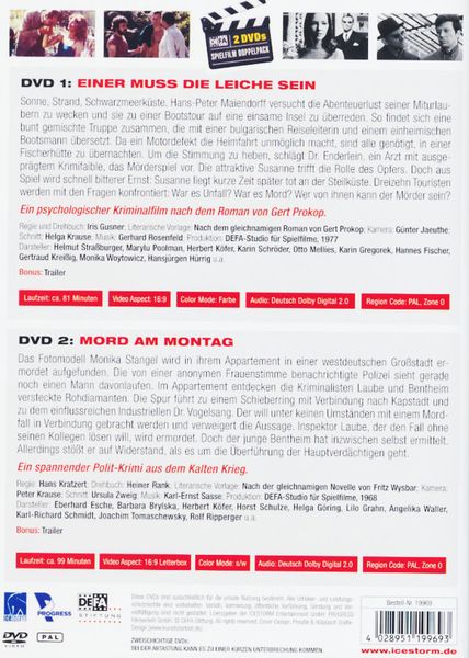 Produktbild: Einer muss die Leiche sein/Mord am Montag [2 DVDs]