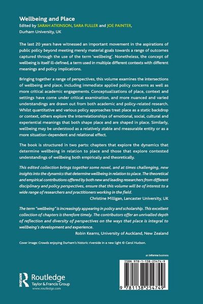 Produktbild: Wellbeing and Place