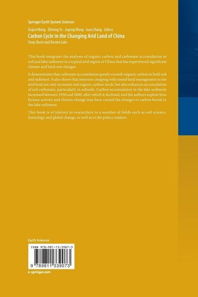 Produktbild: Carbon Cycle in the Changing Arid Land of China