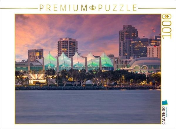 Produktbild: CALVENDO Puzzle Bezaubernder Sonnenuntergang in San Diego | 1000 Teile Lege-Gr&ouml;&szlig;e 64x48cm Foto-Puzzle f&uuml;r gl&uuml;ckliche Stunden