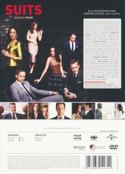 Produktbild: Suits - Season 4 [4 DVDs]