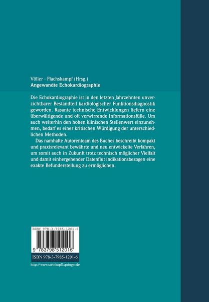 Produktbild: Angewandte Echokardiographie