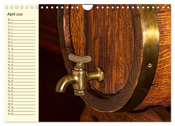 Produktbild: Bier. Die Kunst des Bierbrauens. Impressionen (Wandkalender 2026 DIN A4 quer), CALVENDO Monatskalender