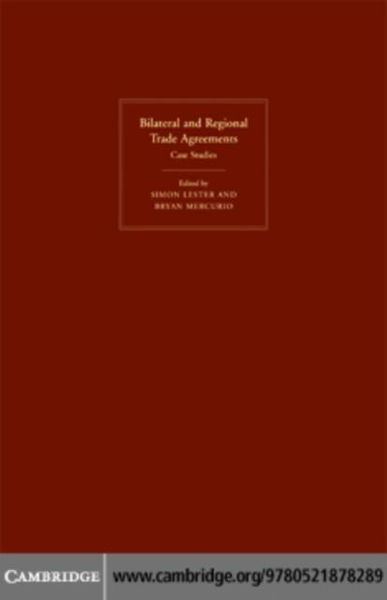 Produktbild: Bilateral and Regional Trade Agreements