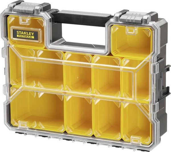 Produktbild: STANLEY 1-97-521 FatMax 10 Werkzeugbox Polypropylen Gelb