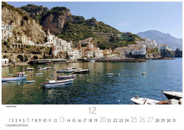 Produktbild: Golf von Neapel Kalender 2026 – Wandkalender | Fotokalender Italien 24x35 cm -. mit Capri, Ischia & Amalfi Küste