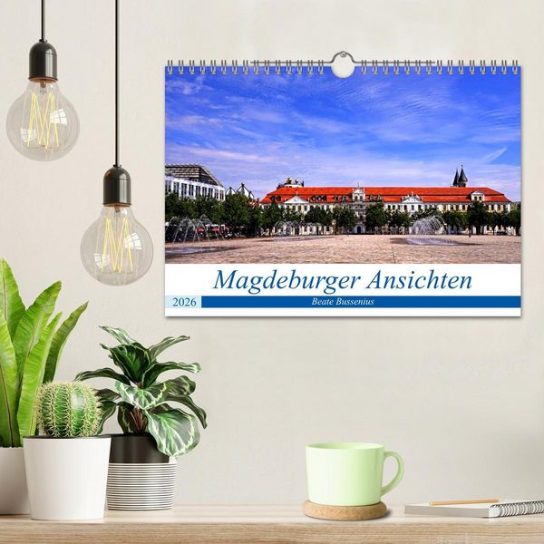 Produktbild: Magdeburger Ansichten (Wandkalender 2026 DIN A4 quer), CALVENDO Monatskalender