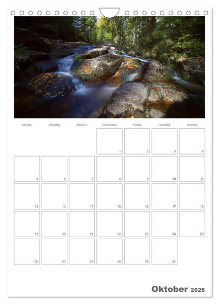 Produktbild: Harzer Wasserwelten (Wandkalender 2026 DIN A4 hoch), CALVENDO Monatskalender