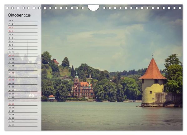 Produktbild: Unterwegs am Bodensee (Wandkalender 2026 DIN A4 quer), CALVENDO Monatskalender