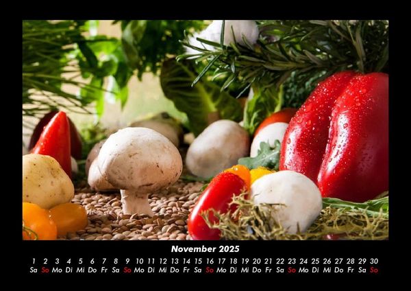 Produktbild: Gem&uuml;sekalender 2025 Fotokalender DIN A3