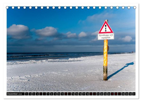 Produktbild: St. Peter-Ording - Natur pur (Tischkalender 2026 DIN A5 quer), CALVENDO Monatskalender