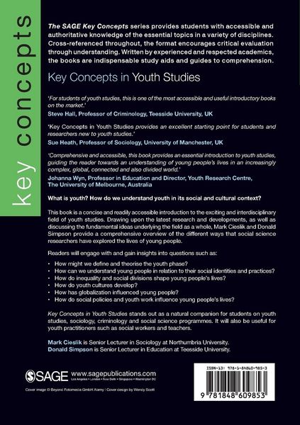 Produktbild: Key Concepts in Youth Studies