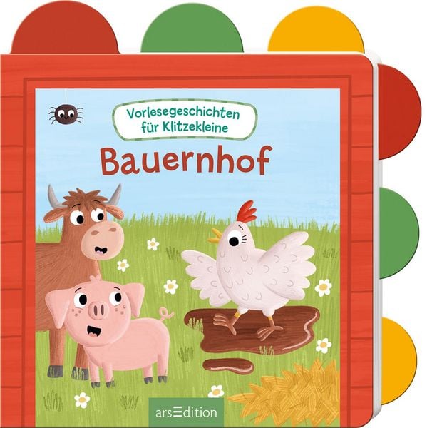 Vorlesegeschichten für Klitzekleine – Bauernhof, Gebundene Ausgabe von Joschi Mühl, arsedition, 9783845867854
