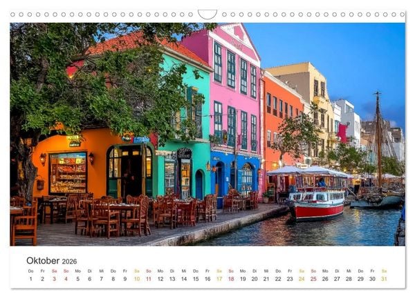 Produktbild: Cura&ccedil;ao - paradiesische Insel in der Karibik (Wandkalender 2026 DIN A3 quer), CALVENDO Monatskalender