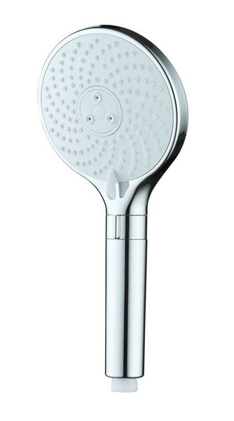 Produktbild: Duschkopf Mod. Water Saving, 12 cm, chrom, ABS, wei&szlig;, 3 Funktionen, wassersparend
