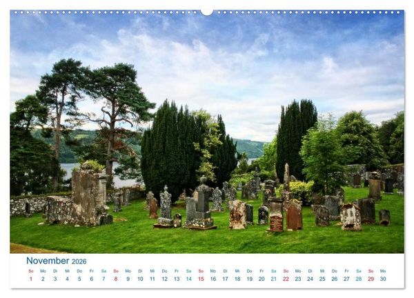 Produktbild: Schottlands S&uuml;den 2026. Impressionen zwischen Edinburgh, Loch Ness und Isle of Skye (Wandkalender 2026 DIN A2 quer), CALVENDO Monatskalender