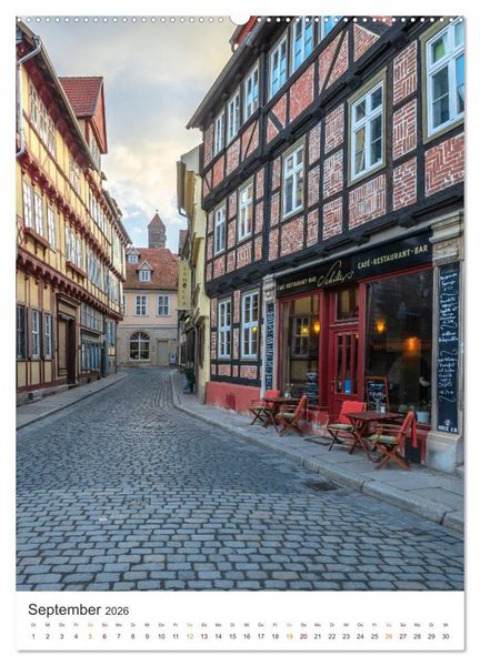 Produktbild: Altstadt Quedlinburg (Wandkalender 2026 DIN A2 hoch), CALVENDO Monatskalender
