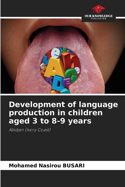 Produktbild: Development of language production in children aged 3 to 8-9 years