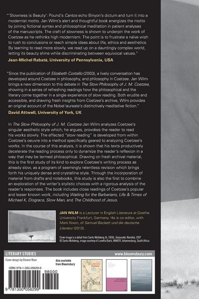 Produktbild: The Slow Philosophy of J. M. Coetzee