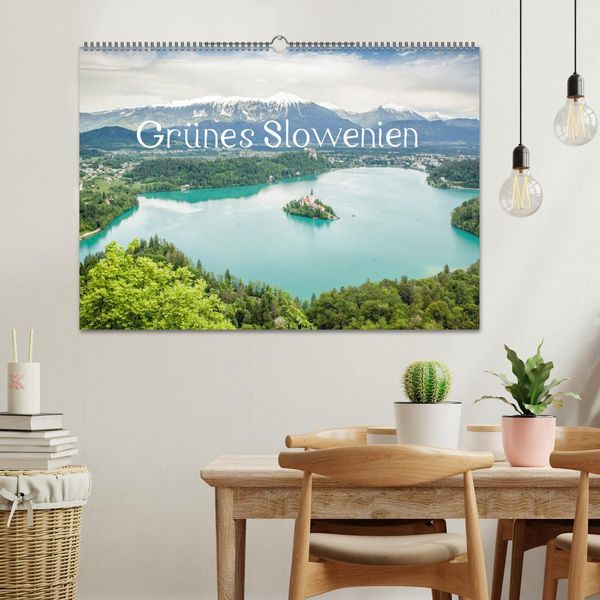Produktbild: Gr&uuml;nes Slowenien (Wandkalender 2026 DIN A2 quer), CALVENDO Monatskalender