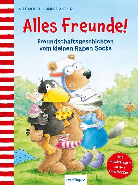Der kleine Rabe Socke: Alles Freunde!, Gebundene Ausgabe von Nele Moost, Esslinger in der Thienemann-Esslinger Verlag GmbH, 978-3-480-23817-0