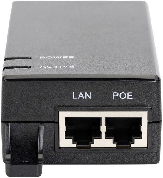 Produktbild: Digitus DN-95102-1 PoE Injektor 10 / 100 / 1000 MBit/s IEEE802.3af (15.4 W)