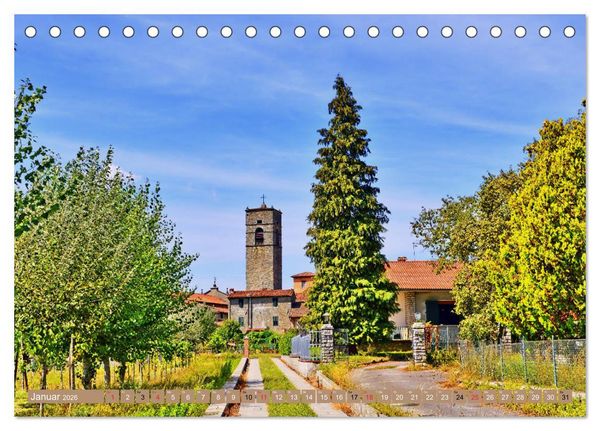 Produktbild: Garfagnana, Impressionen aus dem Norden der Toskana (Tischkalender 2026 DIN A5 quer), CALVENDO Monatskalender