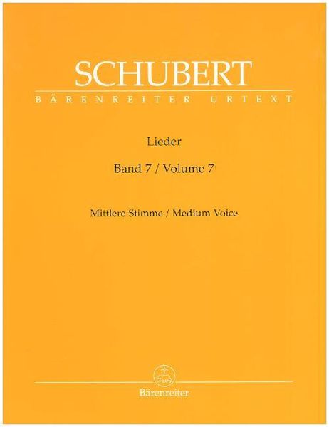 Schubert, F: Lieder für Singstimme u. Klavier 7