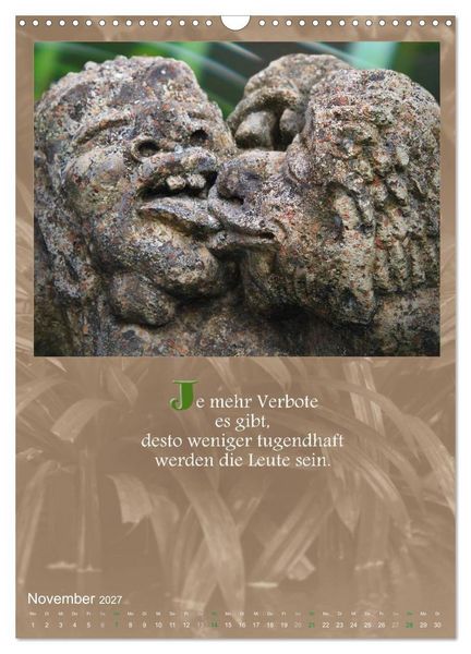 Produktbild: G&ouml;tter, D&auml;monen und Weisheiten aus Fernost (Wandkalender 2027 DIN A3 hoch), CALVENDO Monatskalender