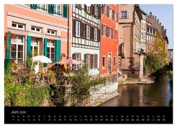 Produktbild: Stra&szlig;burg Impressionen (hochwertiger Premium Wandkalender 2026 DIN A2 quer), Kunstdruck in Hochglanz